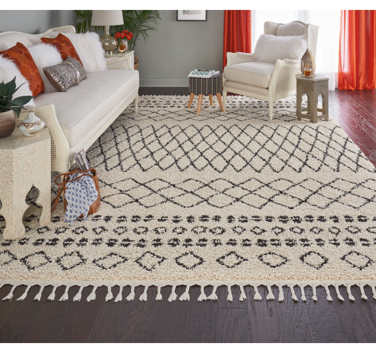 Mistana™ Calion Geometric Area Rug in Cream/Ivory & Reviews Wayfair